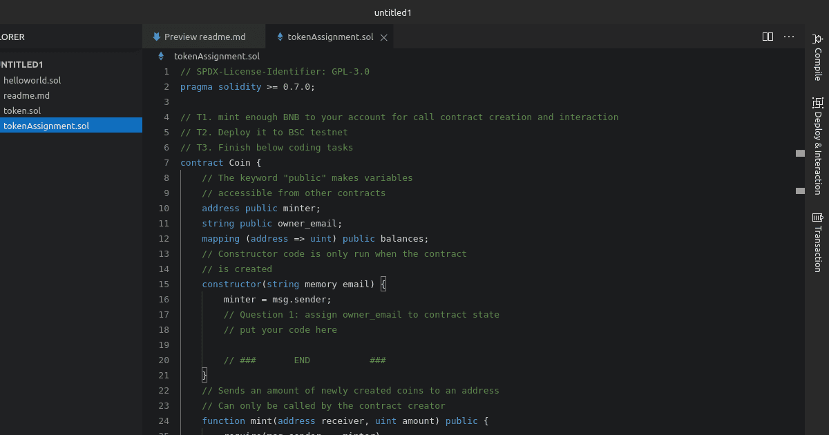 BSC Smart Contract 101 : How to write and deploy simple storage contract in BSC