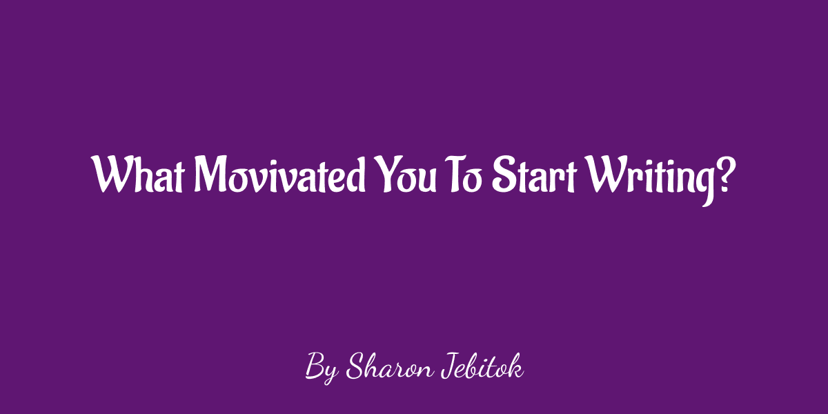 What Motivated you to start Writing as a Developer?