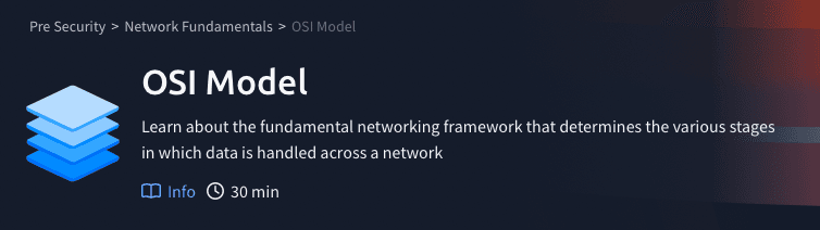 Network Fundamentals: OSI Model (TryHackMe)