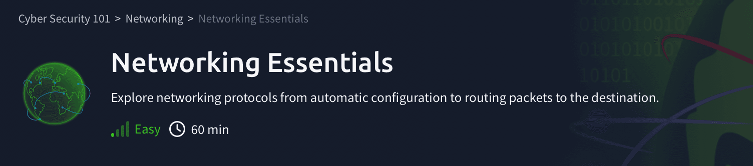 Networking: Networking Essentials (TryHackMe)