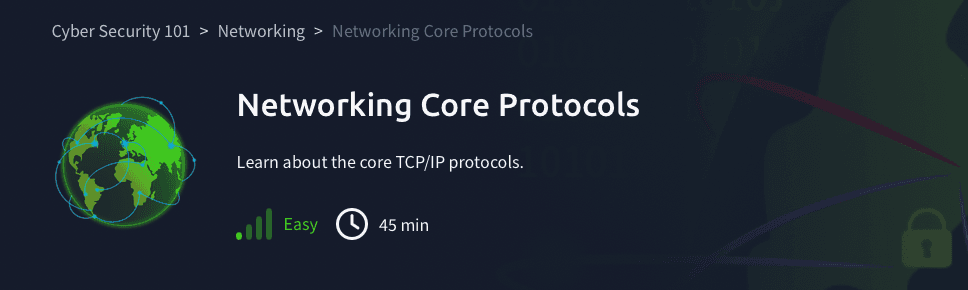 Networking: Networking Core Protocols (TryHackMe)