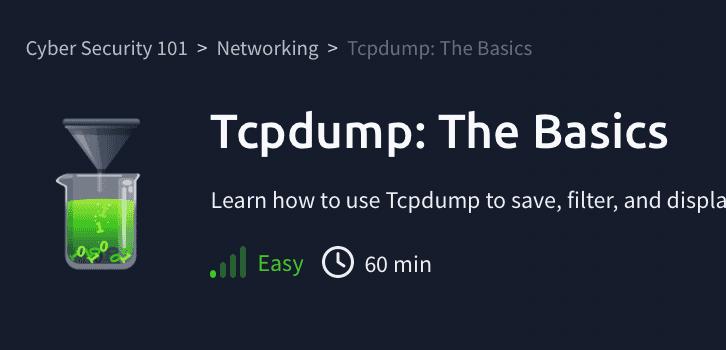 Networking: Tcpdump: The Basics (TryHackMe)