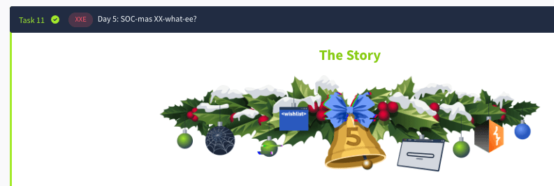 The Advent of Cyber: Day 5: XXE - SOC-mas XX-what-ee? (TryHackMe)