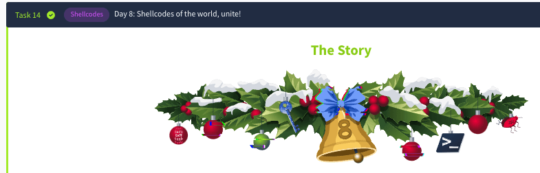 The Advent of Cyber: Day 8: Shellcodes - Shellcodes of the world, unite! (TryHackMe)