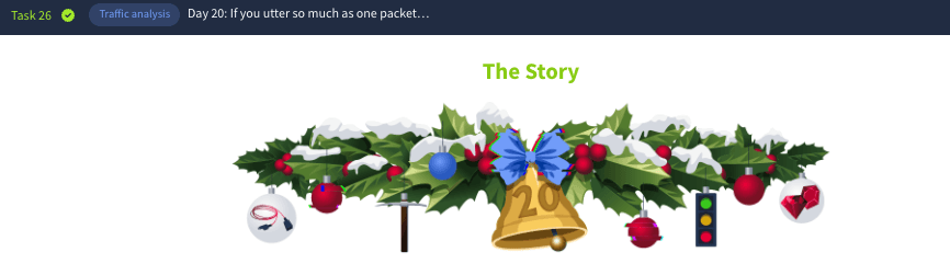 The Advent of Cyber: Day 20: Traffic analysis - If you utter so much as one packet! (TryHackMe)