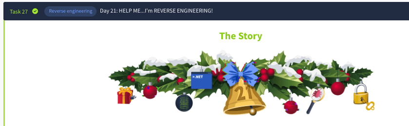 The Advent of Cyber: Day 21: Reverse engineering - HELP ME...I'm REVERSE ENGINEERING! (TryHackMe)