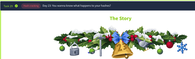 The Advent of Cyber: Day 23: Hash cracking - You wanna know what happens to your hashes? (TryHackMe)