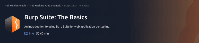 Web Fundamentals: Burp Suite - The Basics (TryHackMe)