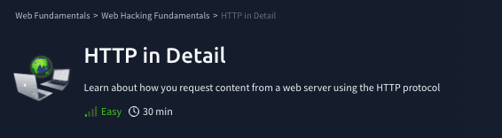 Web Fundamentals: HTTP in Details (TryHackMe)