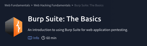 Web Fundamentals: Burp Suite: The Basics (TryHackMe)