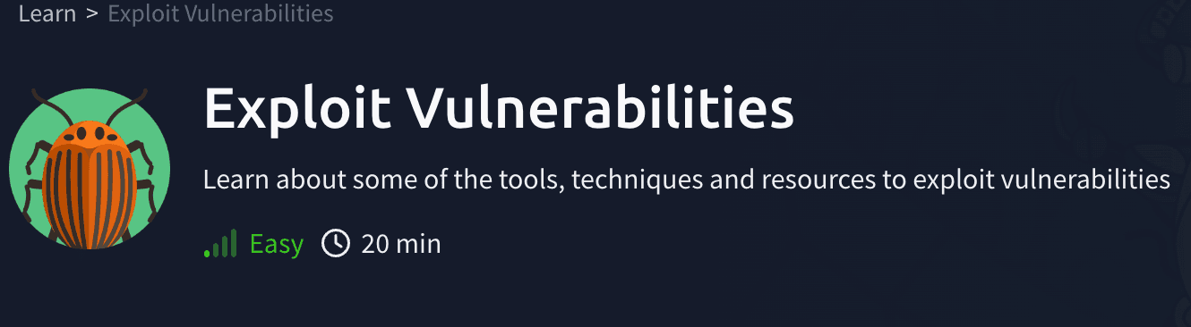Vulnerability Research: Exploit Vulnerabilities (TryHackMe)