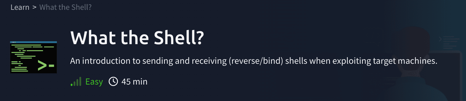 Privilege Escalation: What the Shell? (TryHackMe)