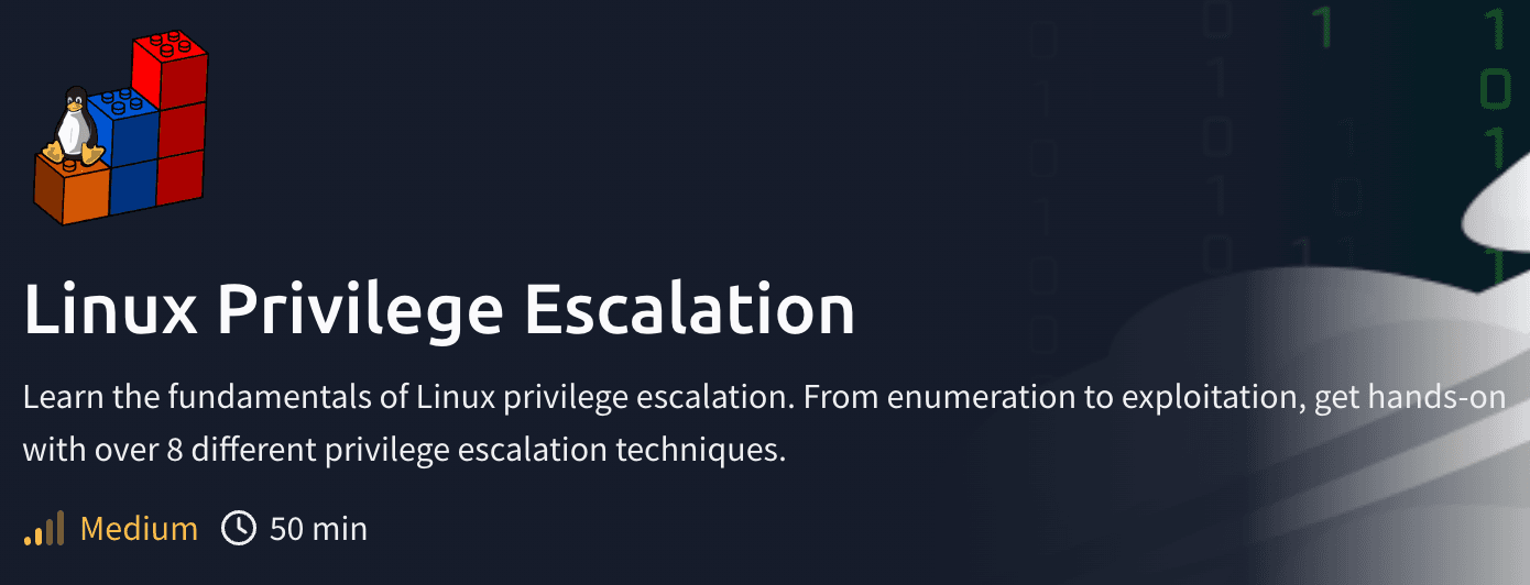 Privilege Escalation: Linux Privilege Escalation (TryHackMe)