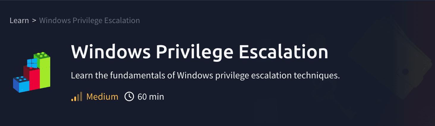 Privilege Escalation: Windows Privilege Escalation (TryHackMe)