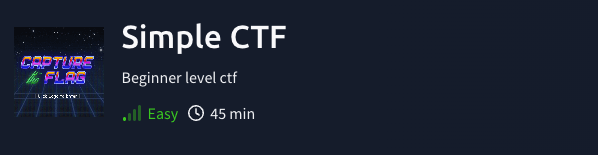Challenges: Simple CTF (TryHackMe)