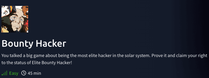 Challenges: Bounty Hacker (TryHackMe)