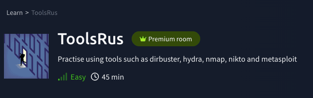 Challenges: ToolsRus (TryHackMe)