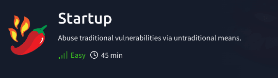 Challenges: Startup (TryHackMe)