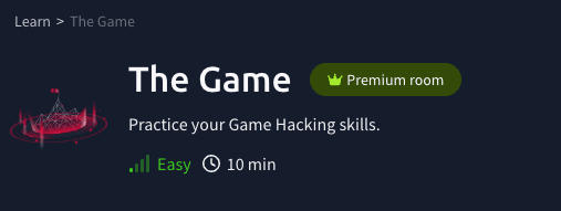Challenges: The Game (TryHackMe)