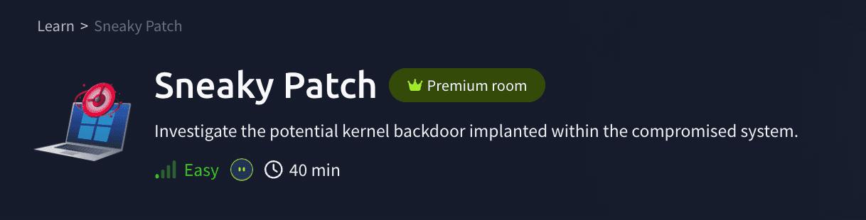 Hackfinity Battle 2025 CTF: Sneaky Patch (TryHackMe)