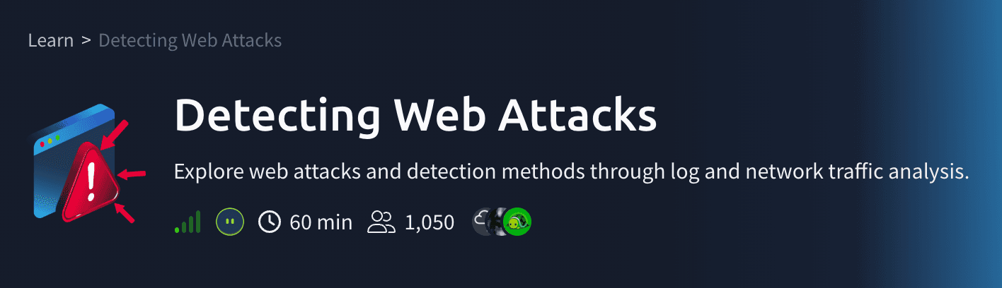 Detecting Web Attacks (TryHackMe)
