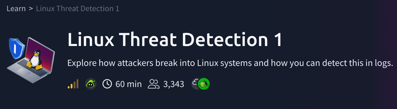 Linux Threat Detection 1 (TryHackMe)