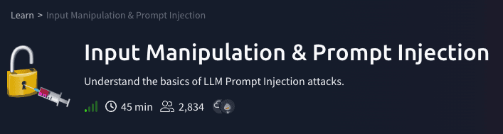 Input Manipulation & Prompt Injection (TryHackMe)