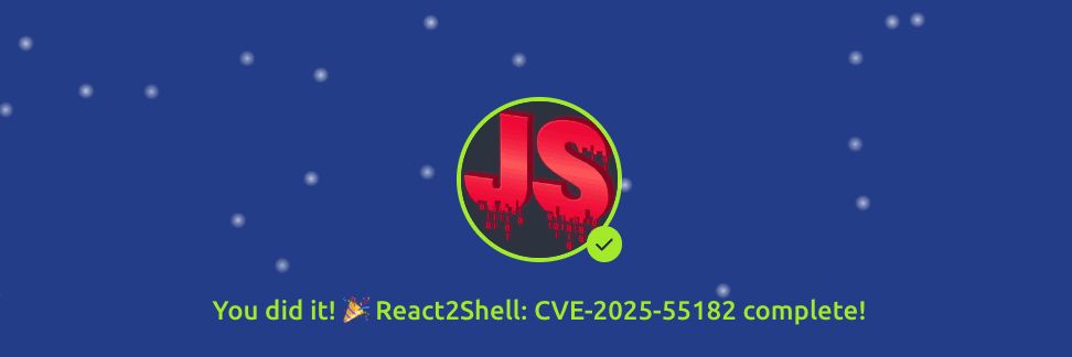 React2Shell: CVE-2025-55182 (TryHackMe)🧑🎄🎉