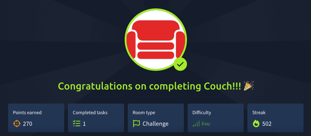 Couch - CouchDB? (TryHackMe)