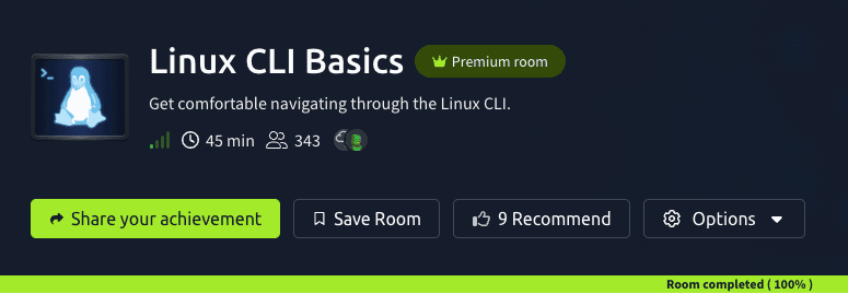Linux CLI Basics (TryHackMe)