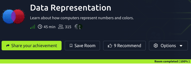 Data Representation (TryHackMe)
