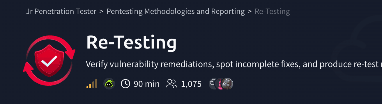Re-Testing