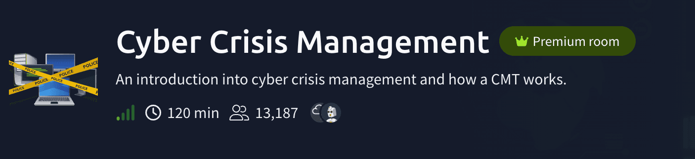Cyber Crisis Management (TryHackMe)