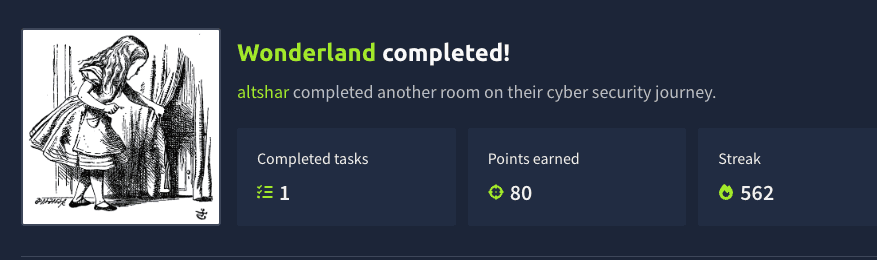 Wonderland (CTF Challenge - THM)