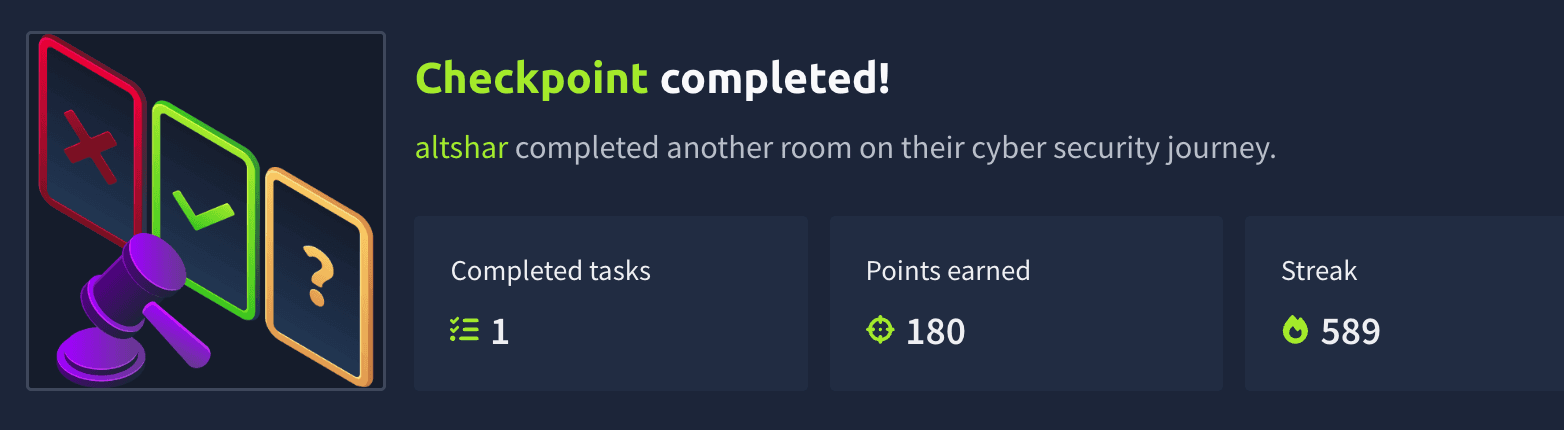 Checkpoint (TryHackMe)