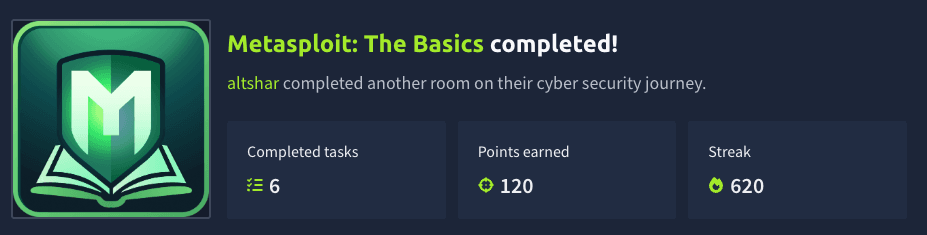 Metasploit: The Basics (TryHackMe)