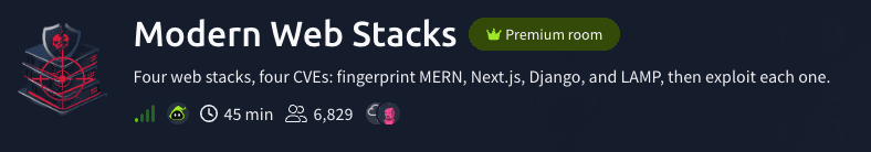 Modern Web Stacks (TryHackMe)