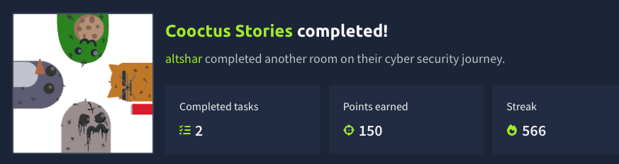 Cooctus Stories (TryHackMe)