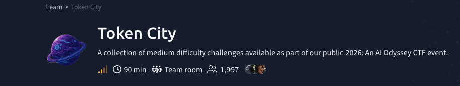 Token City - AI Odyssey CTF (TryHackMe)