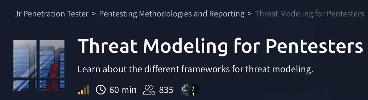 Threat Modeling for Pentesters (THM)