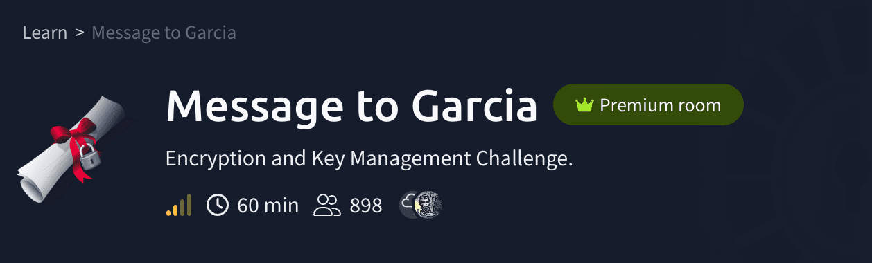 Message to Garcia (TryHackMe)