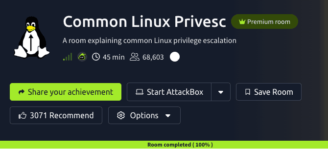Common Linux Privesc (TryHackMe)
