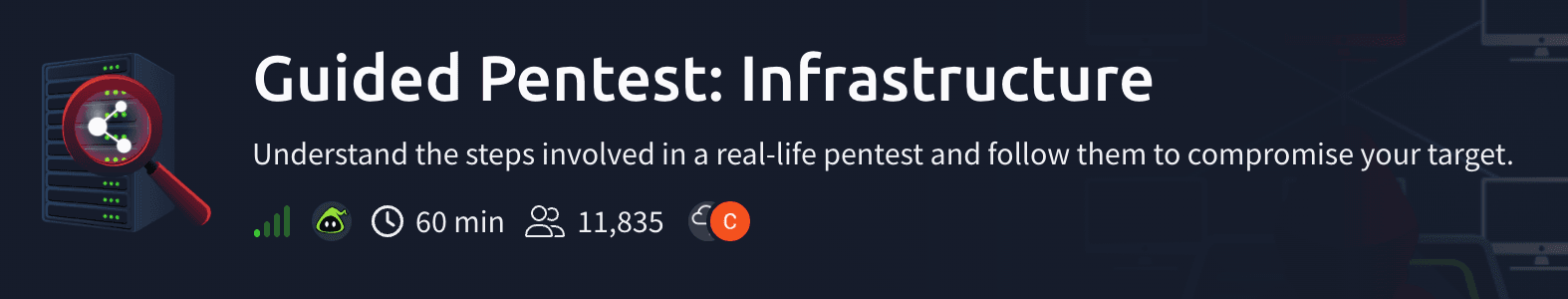 Guided Pentest: Infrastructure (TryHackMe)