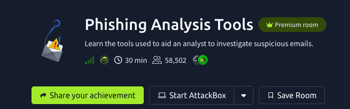 Phishing Analysis Tools (TryHackMe)