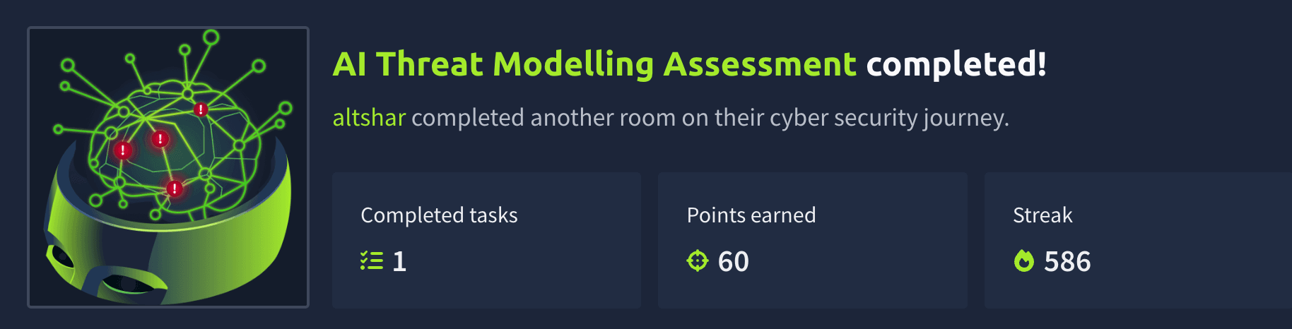 AI Threat Modelling Assessment (TryHackMe)