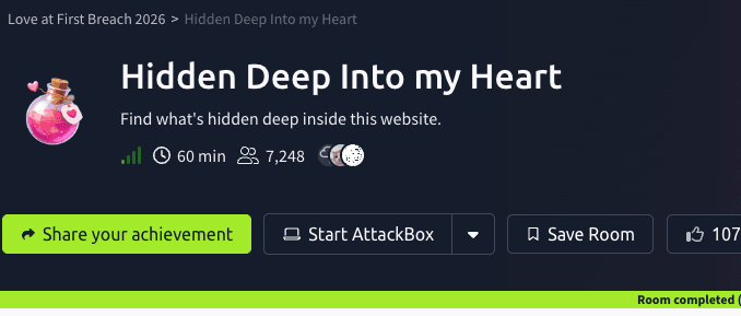 Hidden Deep Into my Heart - Information Disclosure (TryHackMe)